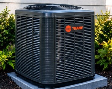 Trane outdoor air conditioning condenser