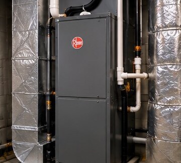 Rheem indoor furnace unit