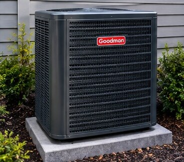 Goodman outdoor air conditioning condenser